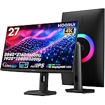 Amazon.co.jp: KOORUI QD-MiniLED 27インチ ゲーミングモニター